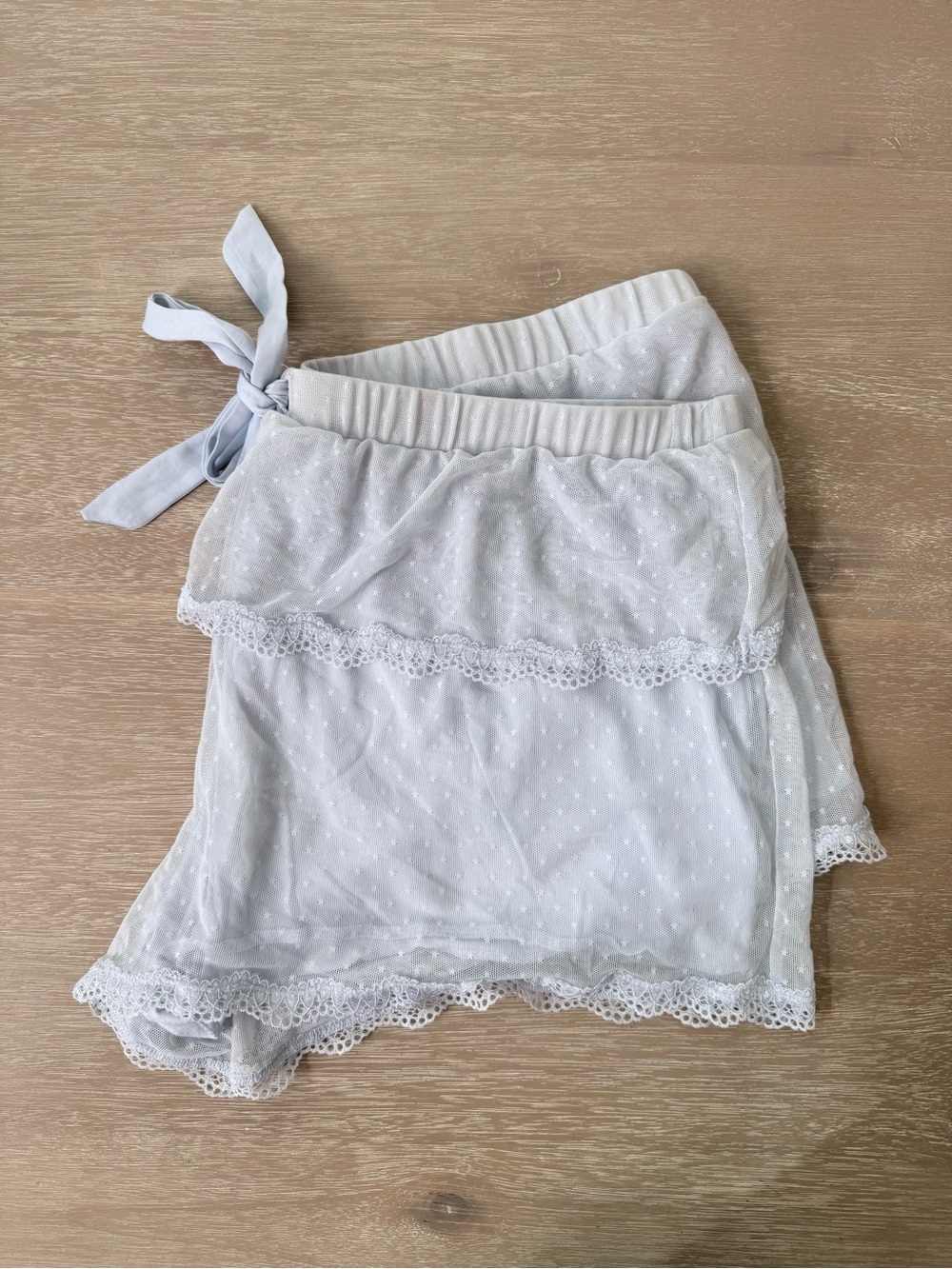 aerie Ruffle Sleep Shorts | L